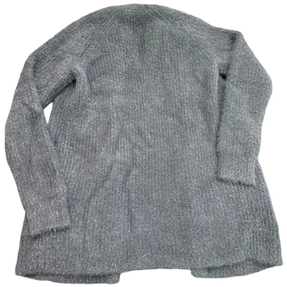 Anthropologie Sleeping on Snow open cardigan. Dark gray, size XS. NWOT - Picture 2 of 9